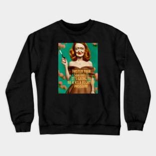 Cute Margo Bette Retro Hollywood Star Crewneck Sweatshirt